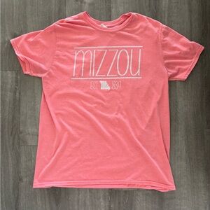 Pink Mizzou Tee Shirt